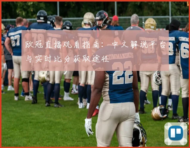 欧冠直播观看指南：中文解说平台与实时比分获取途径
